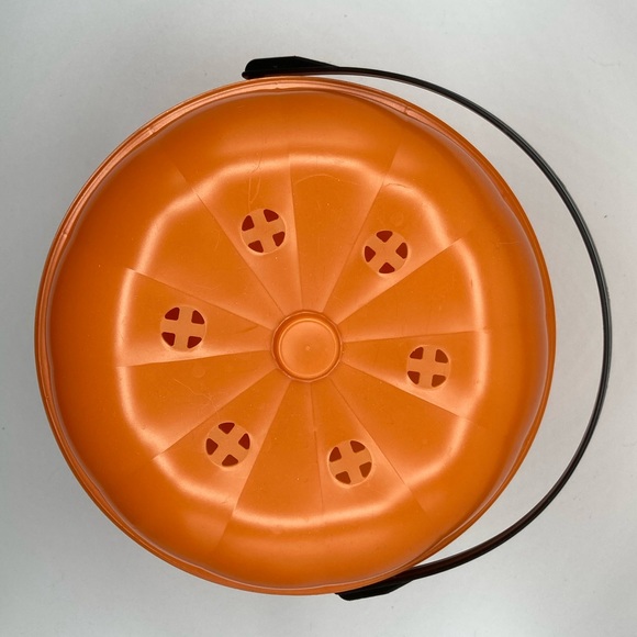 Vintage McDonald’s Halloween Pail, Bucket. Orange pumpkin, McPunk’n w/ lid - Picture 4 of 4